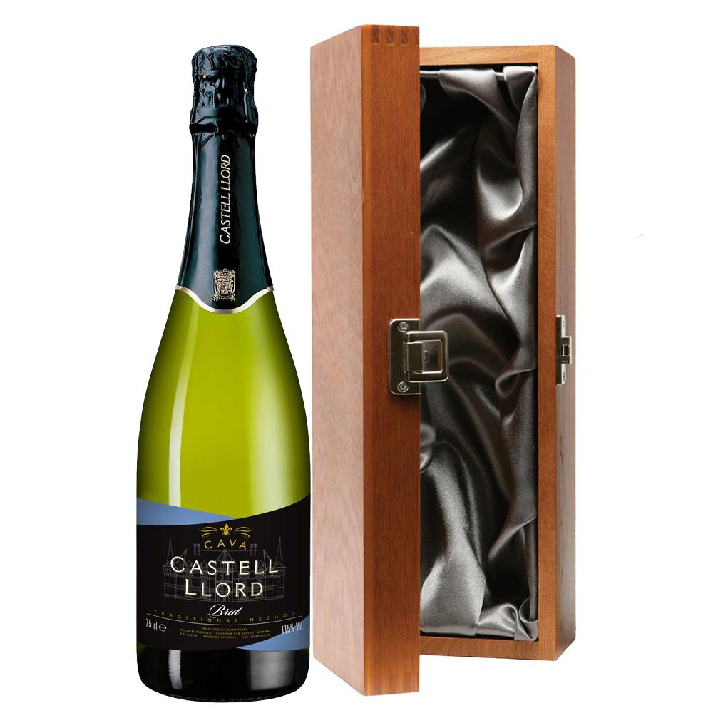 Castell Llord Brut Cava 75cl in Luxury Gift Box